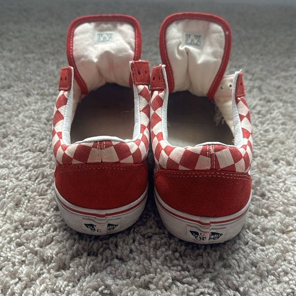 VANS Red & White Checkered / Used Size 9 Men’s 10.5 Women’s - No Laces - Picture 6 of 6